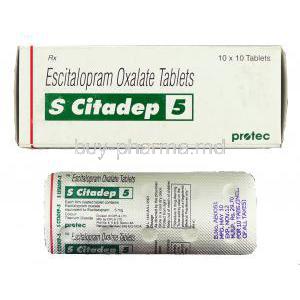 S Citadep, Escitalopram 5 mg