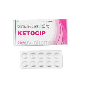 Ketocip, Generic Nizoral, Ketoconazole 200mg