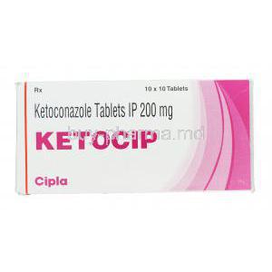 Ketocip, Generic Nizoral, Ketoconazole 200mg Box