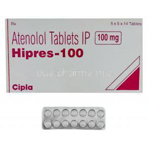 Hipres, Atenolol 100 mg (Cipla)