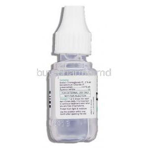 Cromal Eye Drop, Sodium Cromoglycate/Benzalkonium bottle information