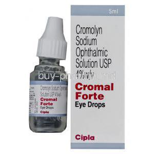 Cromal Forte Eye Drop, Sodium Cromoglycate/Benzalkonium