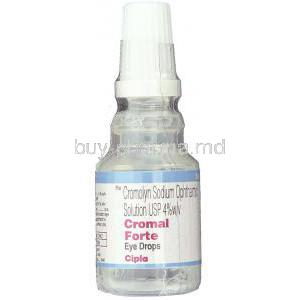 Cromal Forte Eye Drops, Sodium Cromoglycate eyedrops bottle