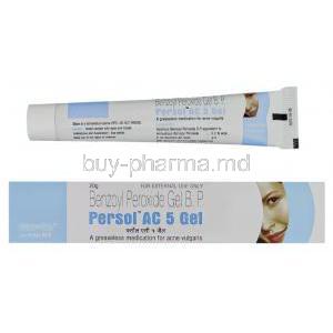 Persol AC, Generic Benzagel, Anhydrous Benzoyl Peroxide Gel 5% 20 gm (Wallace)