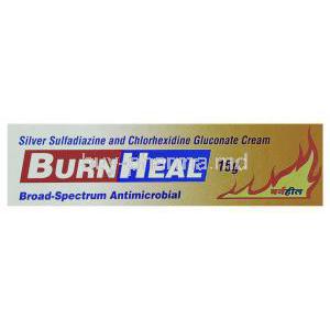 Burn Heal, Silver Sulfadiazine Cream 1% 15 gm