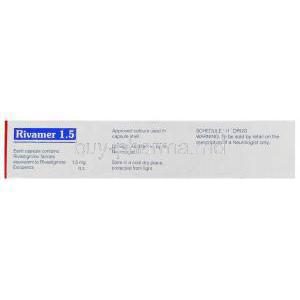 Revamer, Rivastigmine manufacturer info