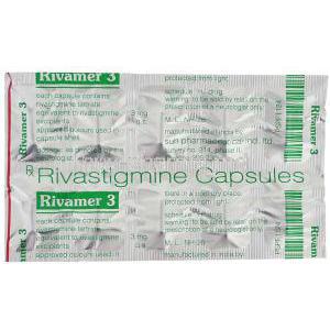 Rivamer, Rivastigmine  3 Mg Packaging