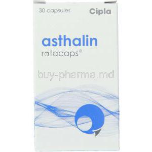 Asthalin, Salbutamol 200 mcg Rotacap (Cipla) Box