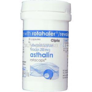 Asthalin, Salbutamol 200 Mcg Rotacap (Cipla)  Container