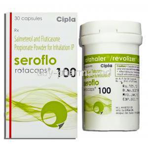 Seroflo, Salmeterol/ Fluticasone Propionate 50 Mcg/ 100 Mcg Rotacap (Cipla)