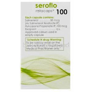 Seroflo, Salmeterol/ Fluticasone Propionate 50 Mcg/  100 Mcg  Box Composition