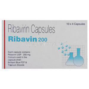 Ribavin, Ribavirin 200 mg box