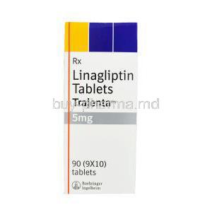 Trajenta, Linagliptin 5mg Box Back