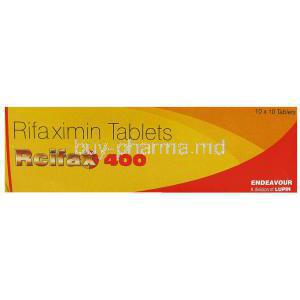 Rcifax, Generic Xifaxan,  Rifaximin Box