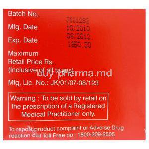 Rrifax, Generic Xifaxan,  Rifaximin Box Information