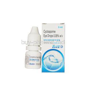 HYDROEYES, Generic RESTASIS, Cyclosporine Eye Drops 0.05% 3ml