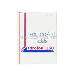 Idrofos 150, Generic Boniva, Ibandronic Acid 150mg Box