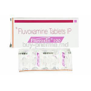 Fluvoxin, Fluvoxamine Maleate 100mg