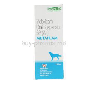 Metaflam Oral Suspension (Vet), Generic Metacam, Meloxicam BP 1.5mg 100ml Box