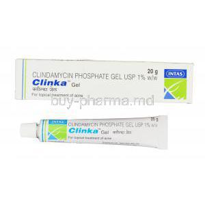 Clinka Gel, Generic Cleocin-T, Clindamycin 1% 20gm