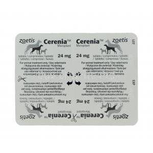 CERENIA, Maropitant Citrate 24mg for Dogs Tablet Strip Back