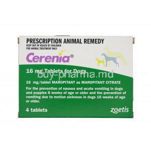 CERENIA, Maropitant Citrate 16mg for Dogs Box