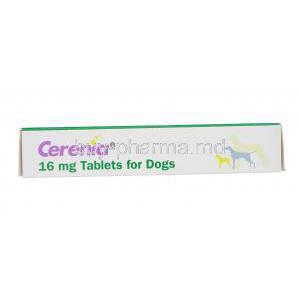 CERENIA, Maropitant Citrate 16mg for Dogs Box Side