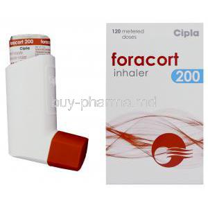 Foracort, Formoterol Fumarate /  Budesonide  6 Mcg 200 Mcg Inhaler Cipla Composition