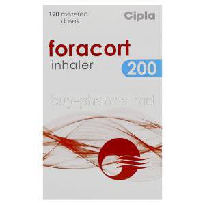 Foracort, Formoterol Fumarate /  Budesonide  6 Mcg 200 Mcg Inhaler Cipla Box Warning