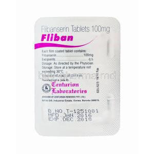 Fliban, Generic Addyi, Flibanserin 100mg Tablet Strip Information