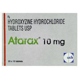 Atarax, Hydroxyzine 10 mg box