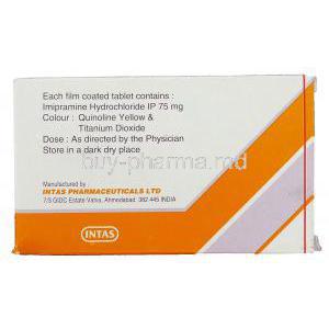 Depsol, Imipramine Hydrochloride 75 Mg  Manufacturer Information