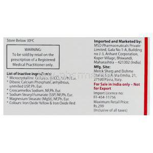 Januvia,	Sitagliptin Phosphate 100 mg Tablet MSD Information