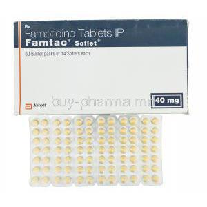 Famtac Soflet, Generic Pepcid, Famotidine 40mg