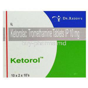 Ketorol, Ketorolac box