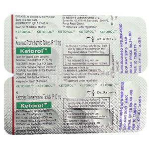 Ketorol, Ketorolac packaging