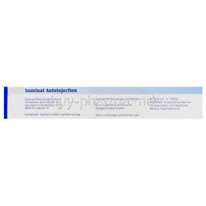 Suminat, Generic Imitrex, Sumatriptan Autoinjection 6 mg/ 0.5 ml box information