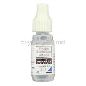 Pilocar, Pilocarpine Ophthalmic Solutions Eye Drops bottle