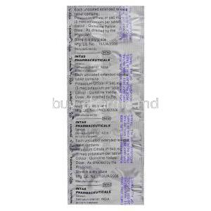 Potrate, Potassium Citrate  540 mg (Intas) Tablet information