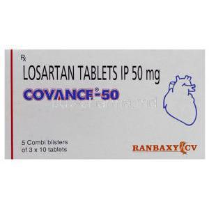 Covance, Losartan Potassium 50 mg box
