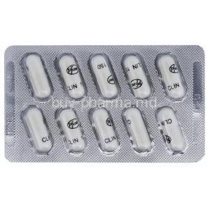 Dalacin C, Clindamycin 150 mg capsule blister packaging