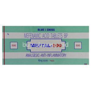 Meftal, Mefenamic acid 250 mg Box