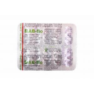 AB-flo, Acebrophylline 100mg Capsule Strip Information