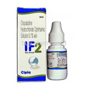 IF2, Olopatadine Hydrochloride 0.1% W/v 5 Ml Ophthalmic Solution Eye Drops (Cipla)