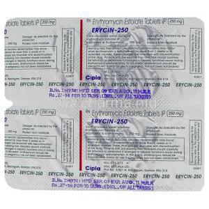 Erycin, Erythromycin Estolate 250 mg Packaging