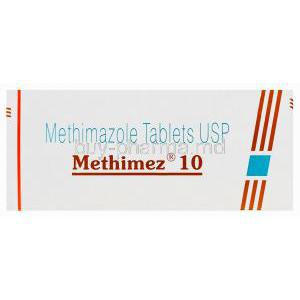 Methimez, Methimazole 10mg Box