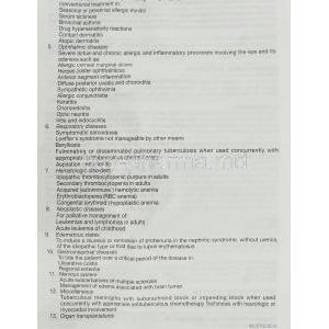 Medrol, Methylprednisolone 16 mg information sheet 4