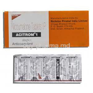 Acitrom, Nicoumalone 1 mg