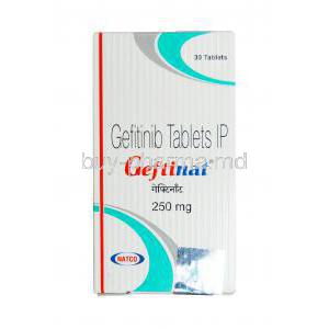 Geftinat, Generic Iressa, Gefitinib 250mg Box