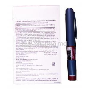 Humalog KwikPen 5 x 3ml Prefilled Pens, Insulin Lispro I.P. 100IU per ml Box Information